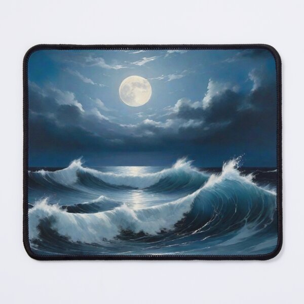 Item preview, Moonlit Ocean designed and sold by Prachodayat Artworks.