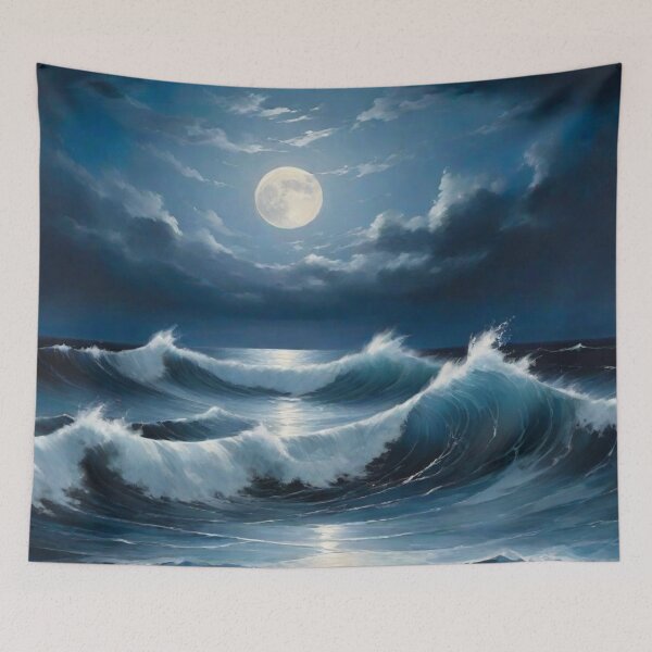 Item preview, Moonlit Ocean designed and sold by Prachodayat Artworks.