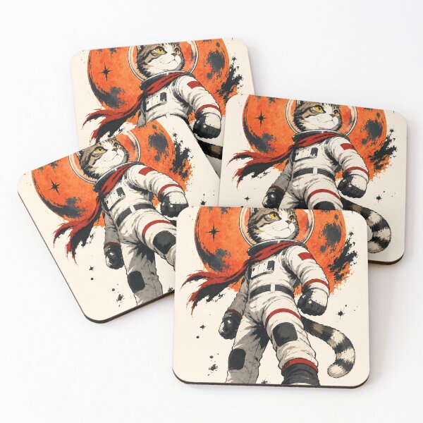 Item preview, Cat astronaut designed and sold by mnkyride.