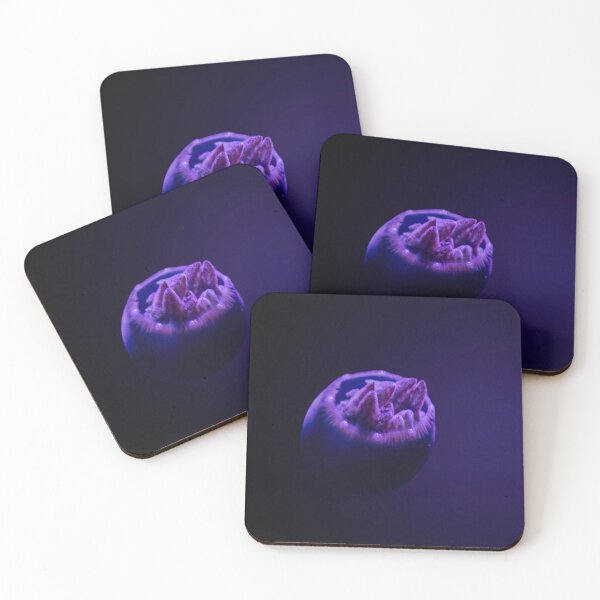 Item preview, Deep Sea Bioluminescent Purple Jellyfish Art designed and sold by ElinaArtPhoto.