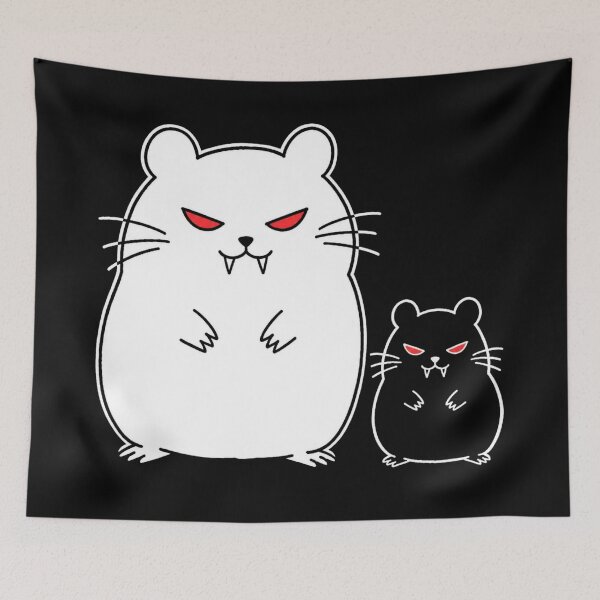 Item preview, Spooky vampire hamsters designed and sold by uunaa.