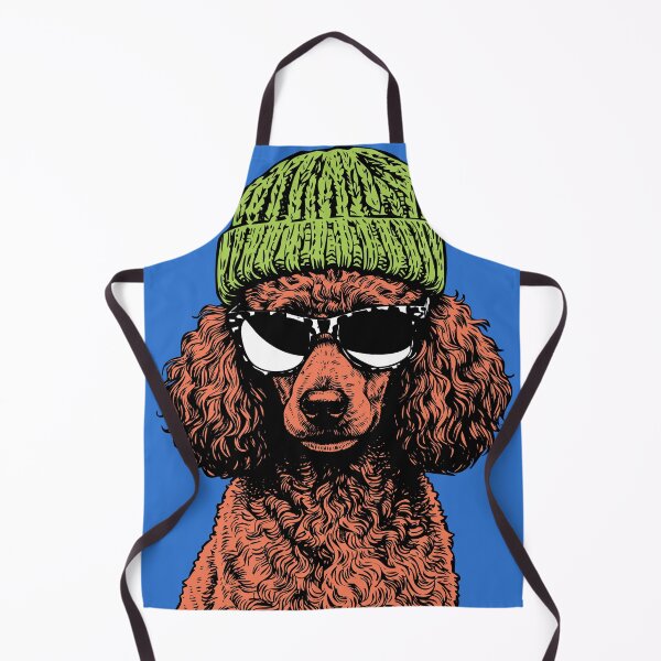 Item preview, Poodle With Beanie and Sunglasses designed and sold by MZS Studio.