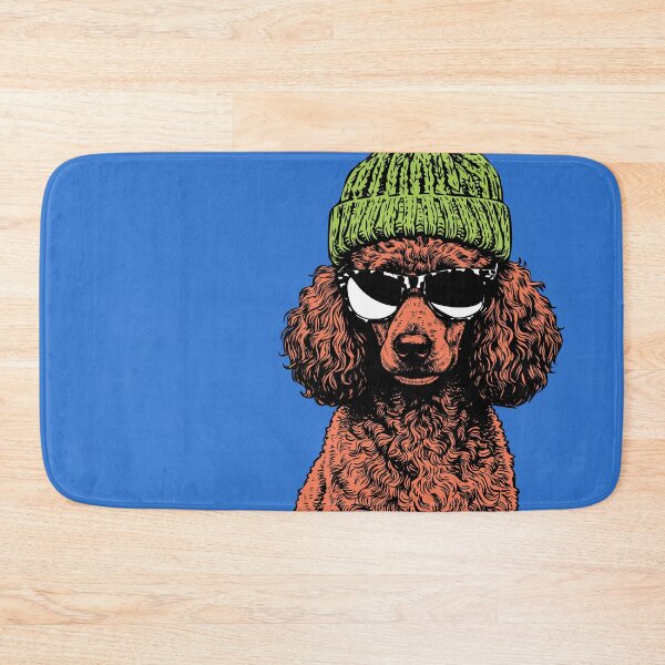 Item preview, Poodle With Beanie and Sunglasses designed and sold by MZS Studio.