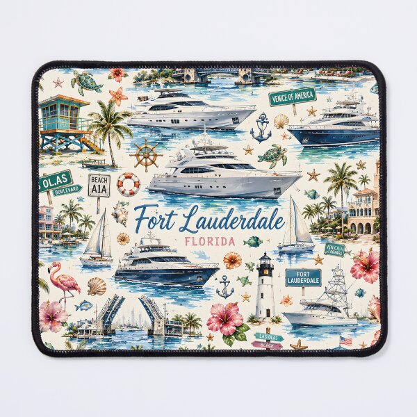 Item preview, Fort Lauderdale Coastal Pattern designed and sold by TinyWeird.