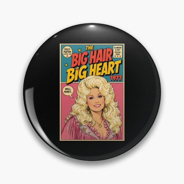Item preview, Big Hair Big Heart Dolly Parton Vintage Comig designed and sold by GuadaPeran.