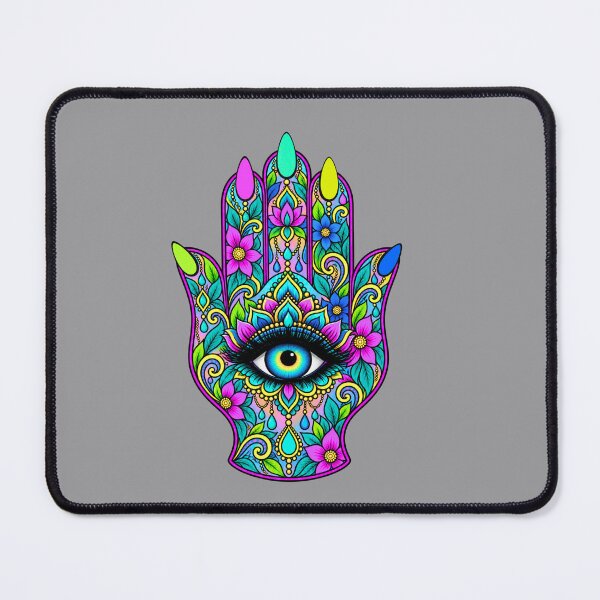 Item preview, Mystic Hamsa Eye – Colorful Boho Protection T-Shirt designed and sold by Aimetoi.