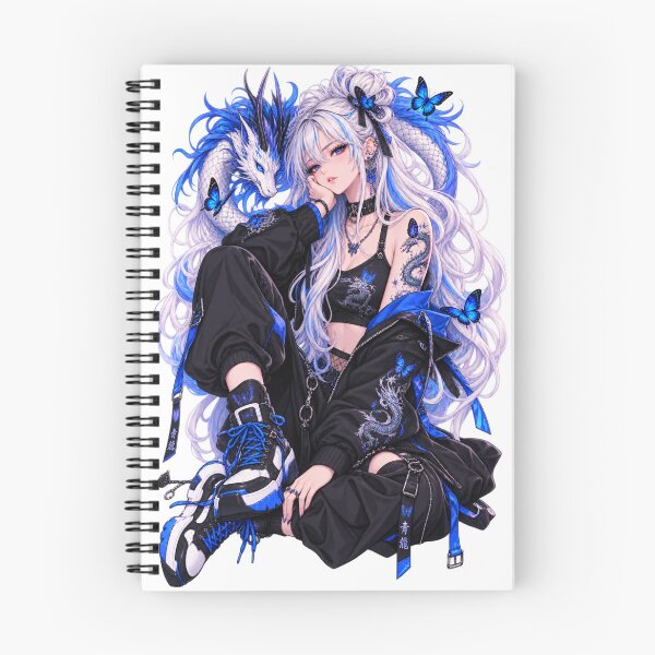 Item preview, Azure Dragon – Anime Girl and Dragon designed and sold by Sariphy.