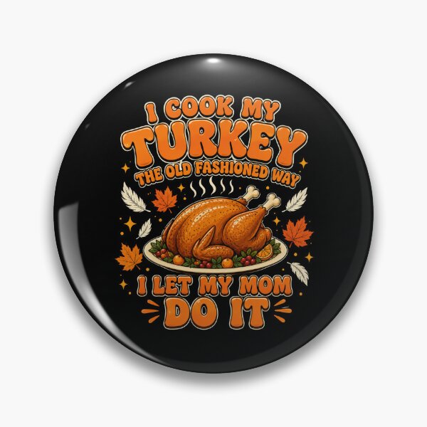 Item preview, Turkey Thanksgiving Humor Retro Fall Cooking Quote designed and sold by ROUX-ART.