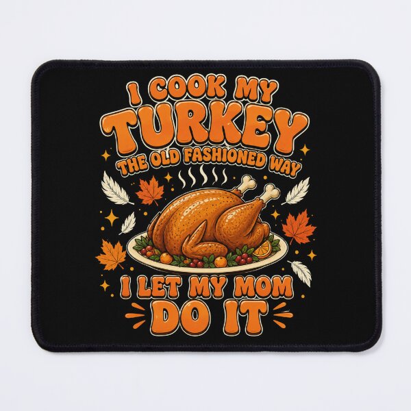 Item preview, Turkey Thanksgiving Humor Retro Fall Cooking Quote designed and sold by ROUX-ART.