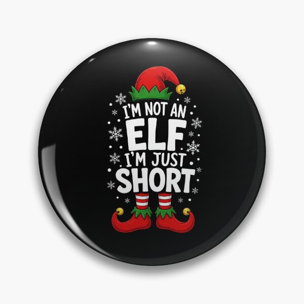 Item preview, Christmas Elf Funny Holiday Quote with Festive Hat designed and sold by ROUX-ART.