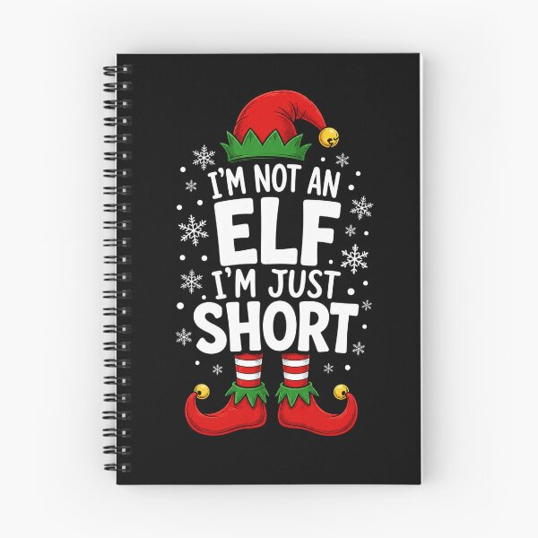 Item preview, Christmas Elf Funny Holiday Quote with Festive Hat designed and sold by ROUX-ART.