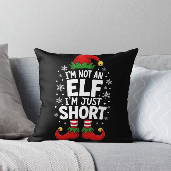 Item preview, Christmas Elf Funny Holiday Quote with Festive Hat designed and sold by ROUX-ART.