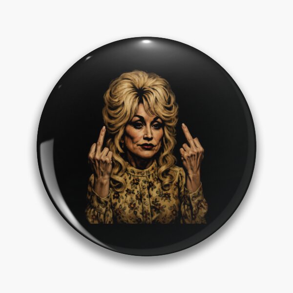 Item preview, DOLLY MIDDLE FINGER MEME 90S - Dolly Parton designed and sold by GuadaPeran.