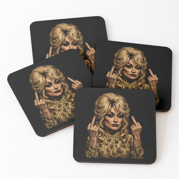 Item preview, DOLLY MIDDLE FINGER MEME 90S - Dolly Parton designed and sold by GuadaPeran.