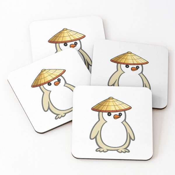 Item preview, Pippo Penguin with Japanese Kasa – Cute Cartoon Penguin Character designed and sold by Pippo-Penguin.