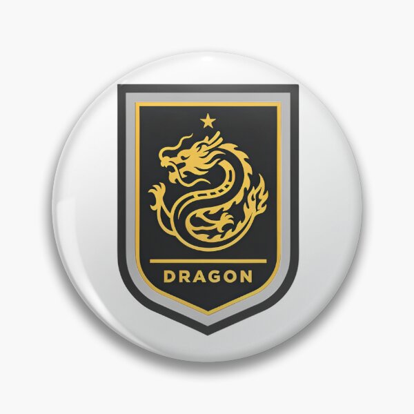 Item preview, Golden Dragon Crest — Shield Badge Logo designed and sold by Shutter-Dragon.