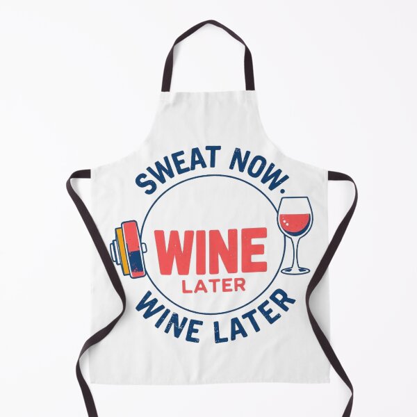 Item preview, Sweat Now Wine Later Funny Gym Quote — Light Version designed and sold by TheOddPrints.