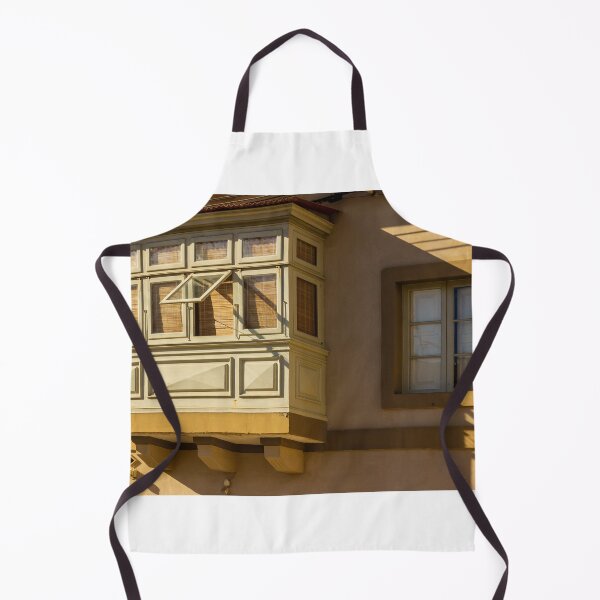 Item preview, Sunlit Beige Baywindow House Exterior With Shaded Window and Decorative Trim Details designed and sold by Nmallia.