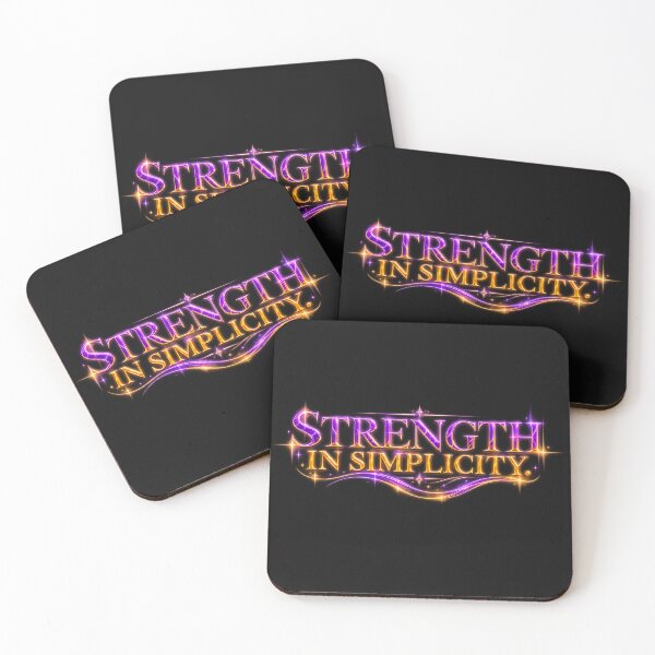 Item preview, STRENGTH IN SIMPLICITY. designed and sold by MaxDreamsArt.