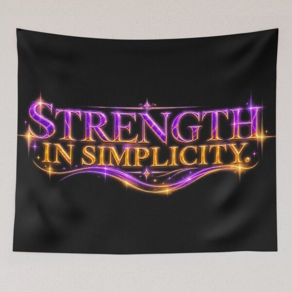 Item preview, STRENGTH IN SIMPLICITY. designed and sold by MaxDreamsArt.