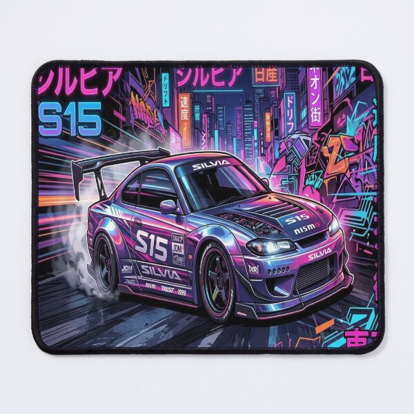 Item preview, Nissan Silvia S15 Cyber Drift | JDM Neon Art2. designed and sold by JMAVILA ART.