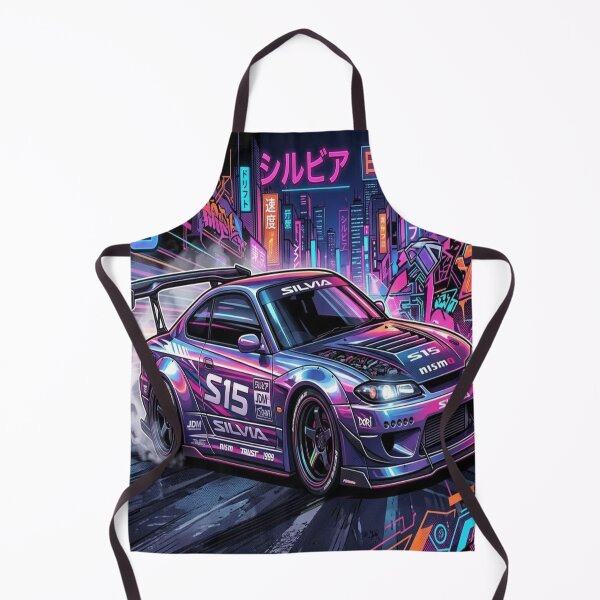 Item preview, Nissan Silvia S15 Cyber Drift | JDM Neon Art2. designed and sold by JMAVILA ART.