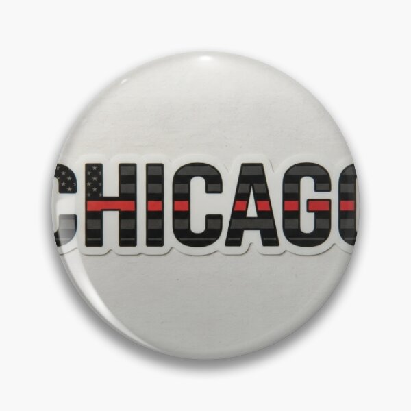 Item preview, Chicago thin red line designed and sold by The Fire Locker.