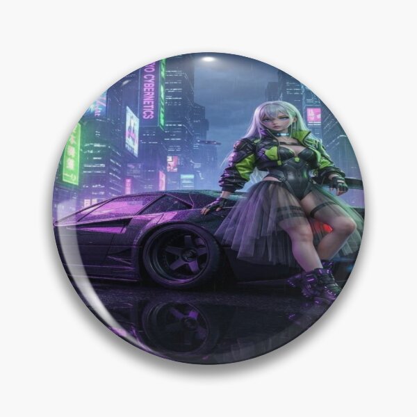 Item preview, Cyberpunk Midnight Tuning - Neo Tokyo Street Art designed and sold by JMAVILA ART.