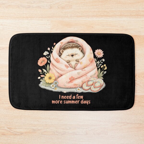Item preview, I Need a Few More Summer Days Cute Autumn Hedgehog designed and sold by T-version.