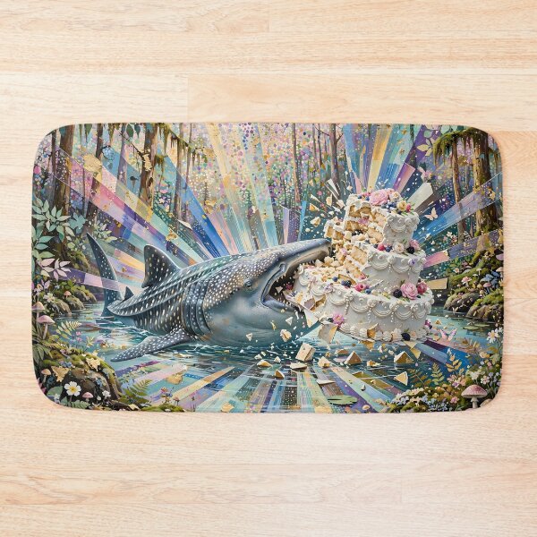 Item preview, Whale Shark Eating Cake designed and sold by m-y-A-I-A-R-T-.