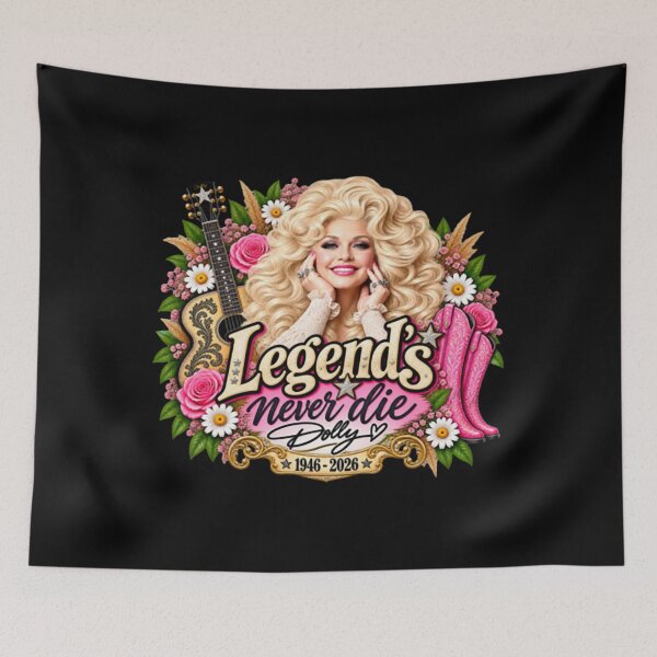 Item preview, Dolly Parton Memorial Tribute Forever a Legend Vintage Country Music designed and sold by GuadaPeran.