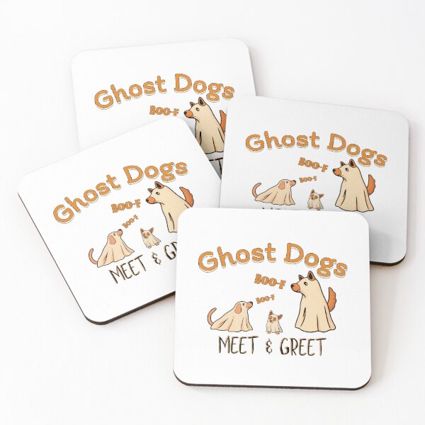 Item preview, Ghost Dogs Meet and Greet Funny Halloween Dogs designed and sold by SunandShade.