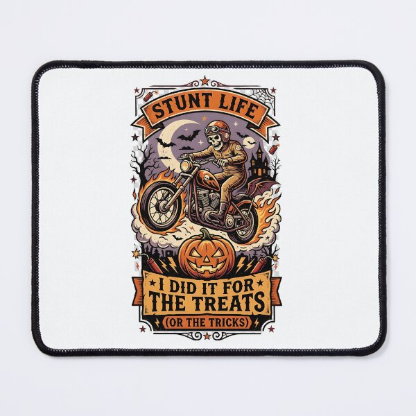 Item preview, Stunt life - I did it for the treats (or the tricks) - Halloween for rider designed and sold by ParadoxParadox.