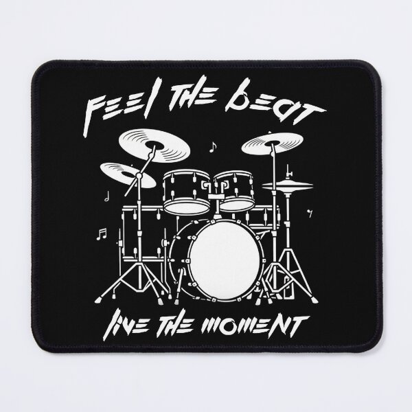 Item preview, Feel the Beat Live the Moment" Drum Kit designed and sold by benyrhmt.
