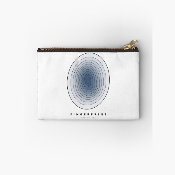 Item preview, Fingerprint Contour Map Aesthetic Blue Gradient designed and sold by Contourgoods.