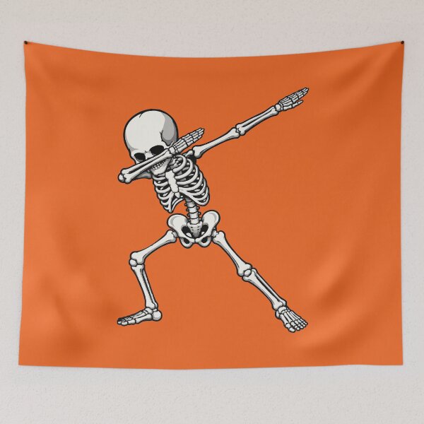 Item preview, Funny Halloween Skeleton Dab Pose designed and sold by DesignByLeo.