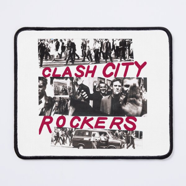 Item preview, The Clash City Rockers Punk Collage Design designed and sold by Plumary.
