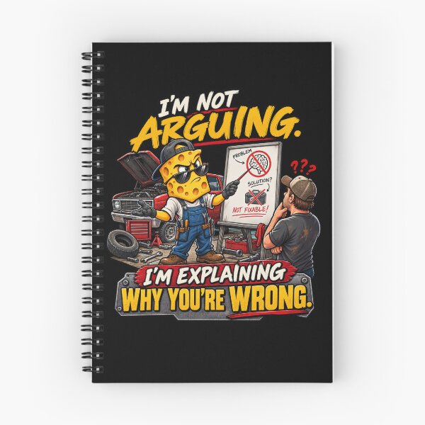 Item preview, I’m Not Arguing Funny Mechanic Shirt designed and sold by PrintCheese.