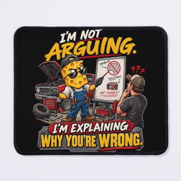 Item preview, I’m Not Arguing Funny Mechanic Shirt designed and sold by PrintCheese.