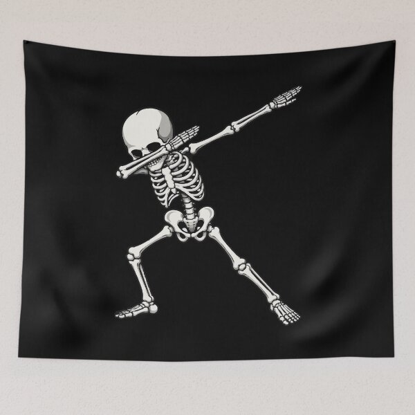 Item preview, Funny Halloween Skeleton Dab Pose designed and sold by DesignByLeo.