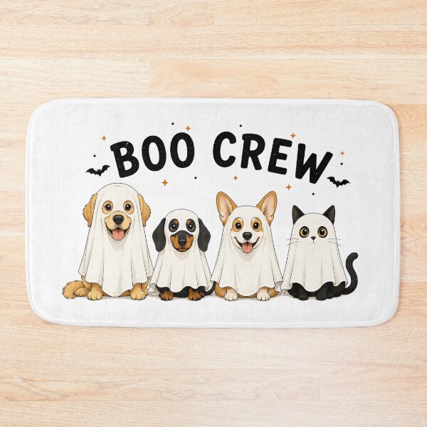 Item preview, Boo Crew Cute Ghost Dogs and Cat Halloween designed and sold by AhmedAlbb.