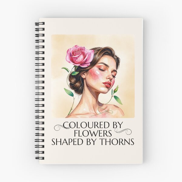 Item preview, Coloured By Flowers Shaped By Thorns Woman Portrait designed and sold by monika-arthing.