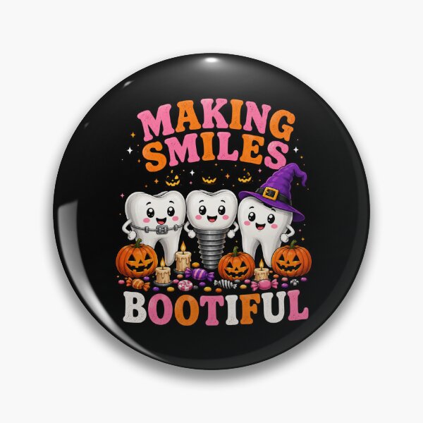 Item preview, Making Smiles Halloween Tooth Characters Cute Spooky Art designed and sold by ROUX-ART.