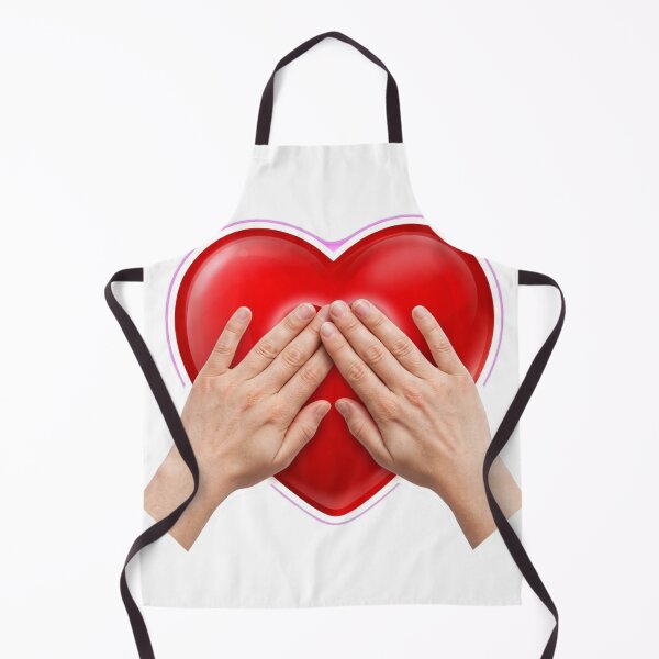 Item preview, Care Sign Language Hands Over Heart Red Heart designed and sold by Surviving Monday Club.