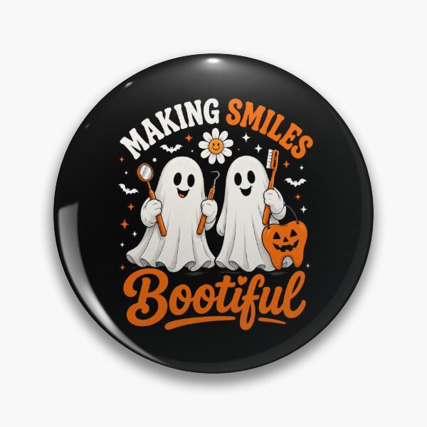 Item preview, Halloween Ghosts Smiles Spooky Pumpkin Toothbrush Art designed and sold by ROUX-ART.
