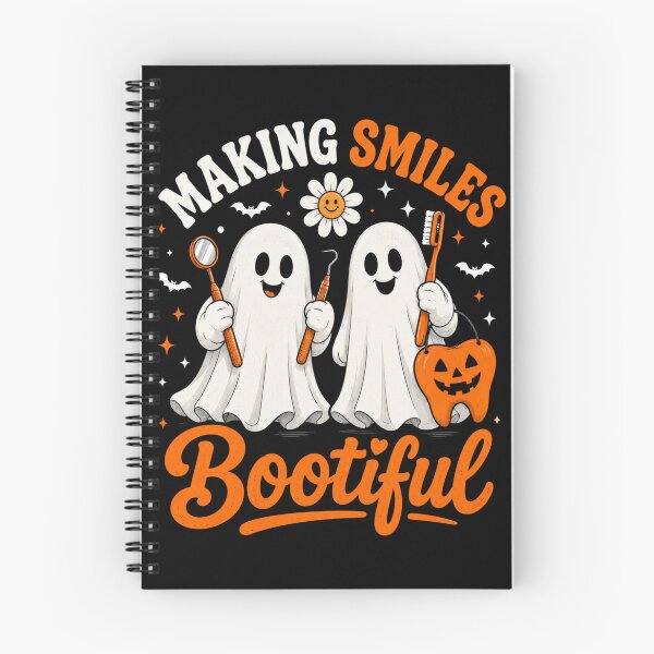 Item preview, Halloween Ghosts Smiles Spooky Pumpkin Toothbrush Art designed and sold by ROUX-ART.