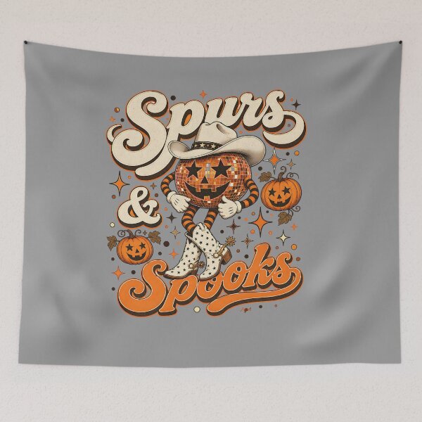 Item preview, Spurs & Spooks Western Halloween Design designed and sold by MOCH- ART.