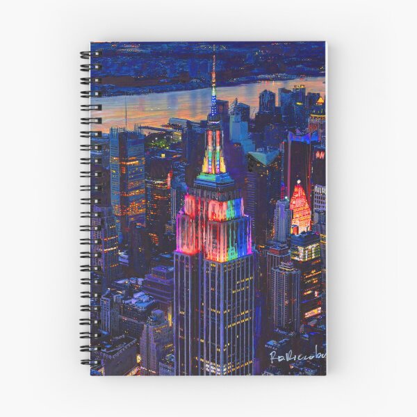 Item preview, Empire State of Pride - New York City painting by RD Riccoboni designed and sold by RDRiccoboni.