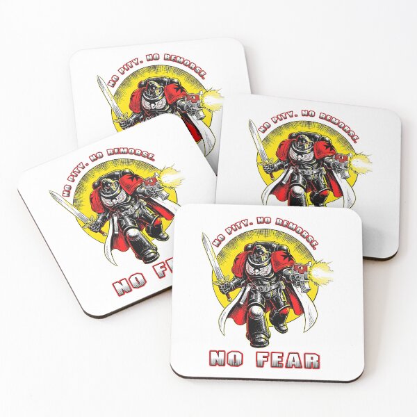 Item preview, No Pity No Remorse No Fear – Black Templars Action Graphic designed and sold by BravenBold.