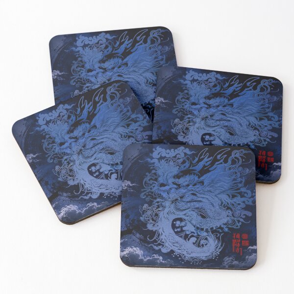 Item preview, Azure Dragon of the Storm designed and sold by Fei Long Design Hub.